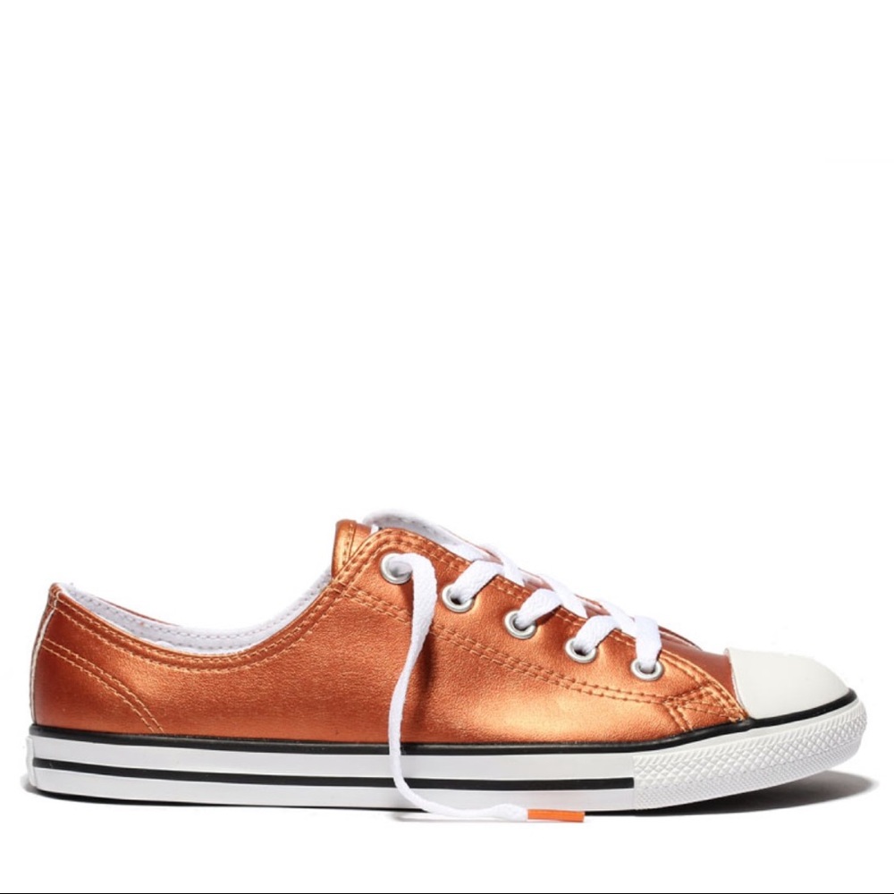 Converse chuck taylor allstar metallic leather sz6